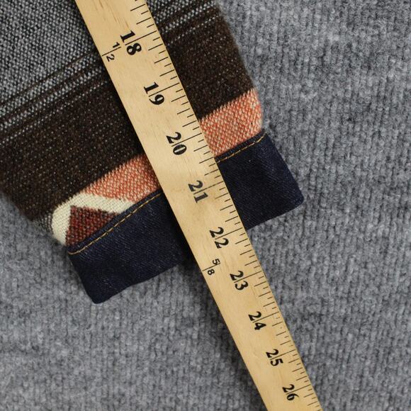 Remu Apparel Jacket Men Small Peguche Wool Aztec Geometric Warm Cozy Western - Picture 15 of 15